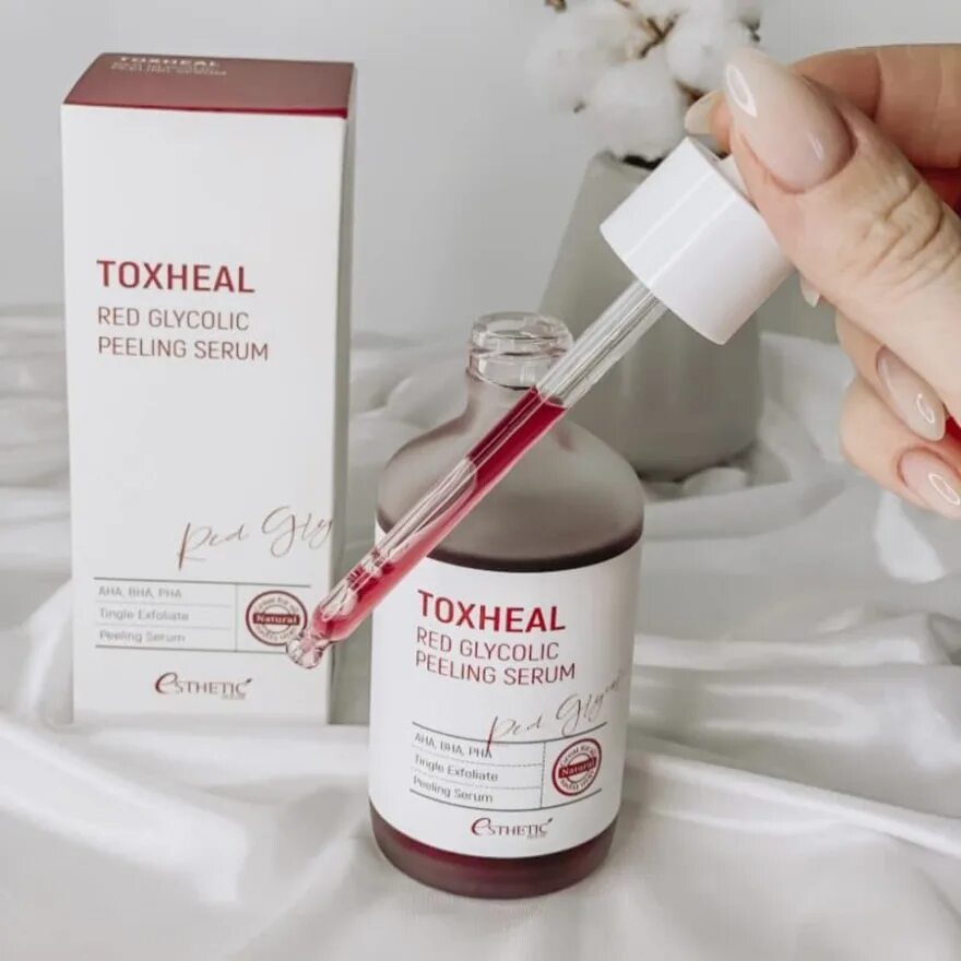 Пилинг house. Toxheal red glycolic peeling serum. пилинг-сыворотка гликолевая toxheal red glyucolic peeling serum, 100 мл. пилинг-сыворотка гликолевая esthetic house toxheal red glycolic peeling serum. esthetic house пилинг для лица toxheal red glyucolic serum, 100 мл.