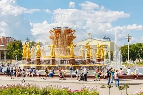 Работа в парке вднх