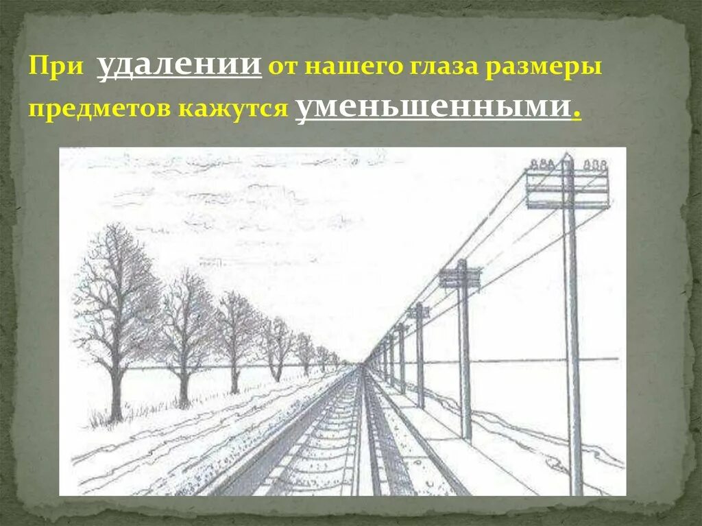 Урок 6 класс перспектива. Изображение пространства. Изображение объема на плоскости. Перспектива рисунок. Линейная перспектива.