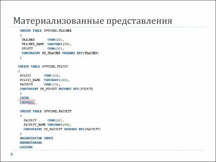 Материализованное представление