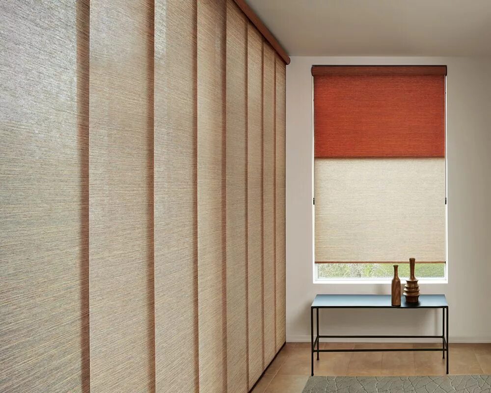 Панель жалюзи. Hunter douglas рулонные шторы. тканевые жалюзи. жалюзи японские шторы. жалюзи в прихожую.