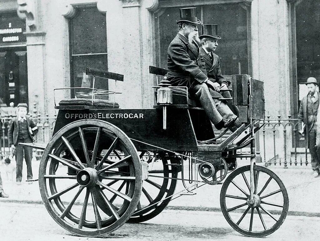 Первая электро. Электромобили 19 век.