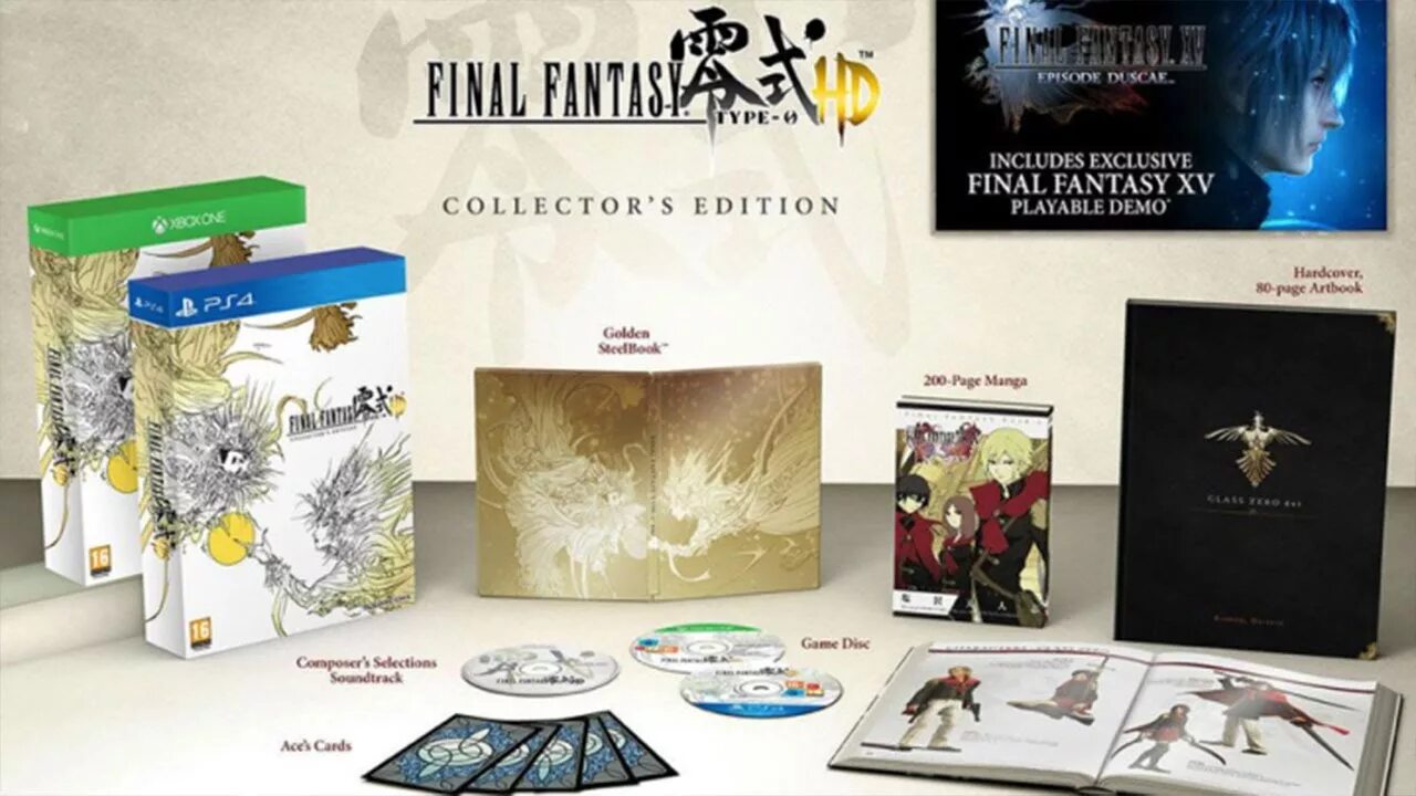 Final fantasy deluxe edition. Final Fantasy XV коллекционное издание. Final Fantasy книги. Final Fantasy Type - 0 ps4 диск. Коллекционный набор Final Fantasy 7.