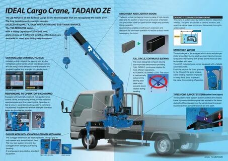 Тадано характеристики
