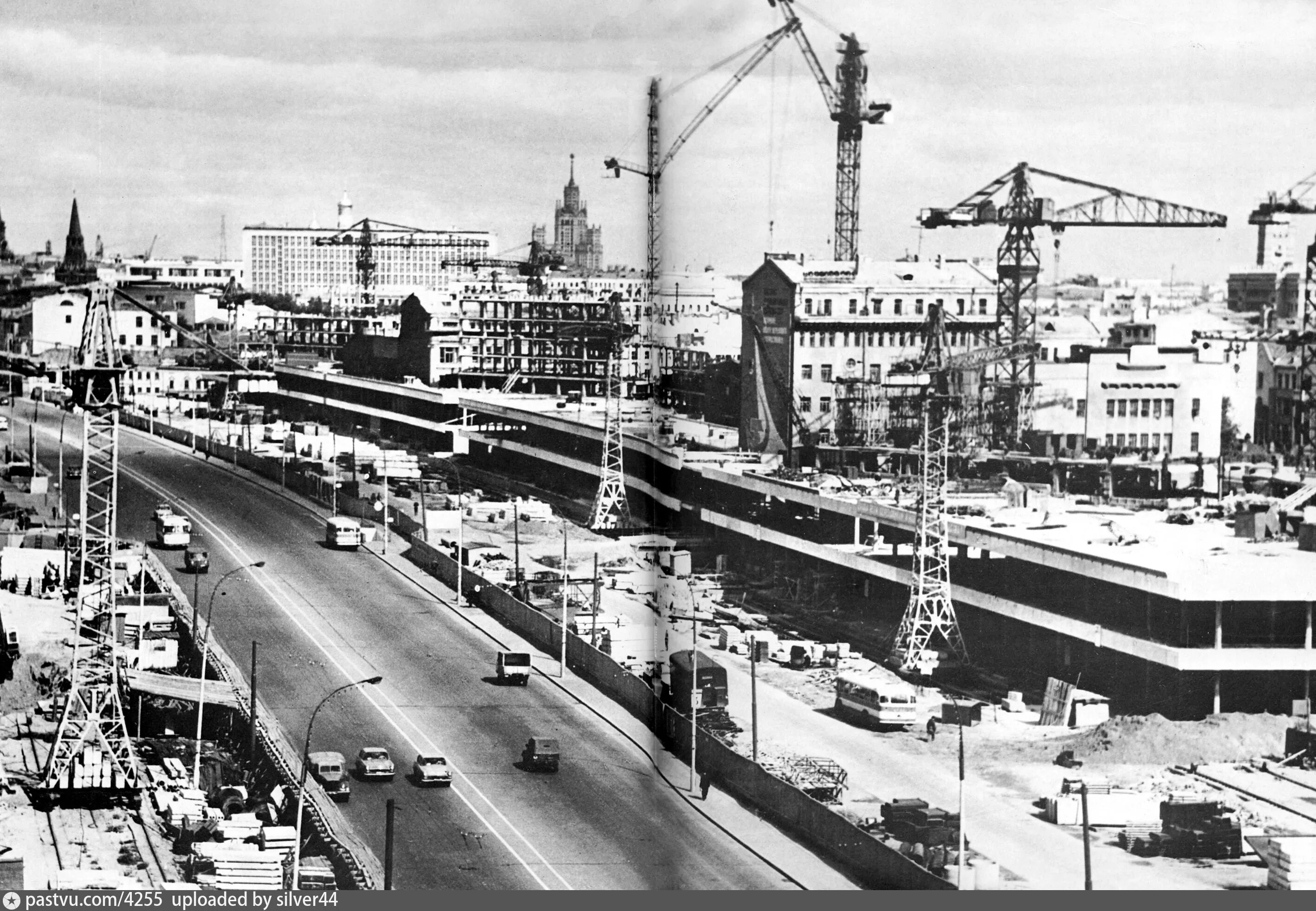Строительство советского города. Новый Арбат 1935. Арбат 1935 года. Строительство проспекта Калинина. Новый Арбат 1963.