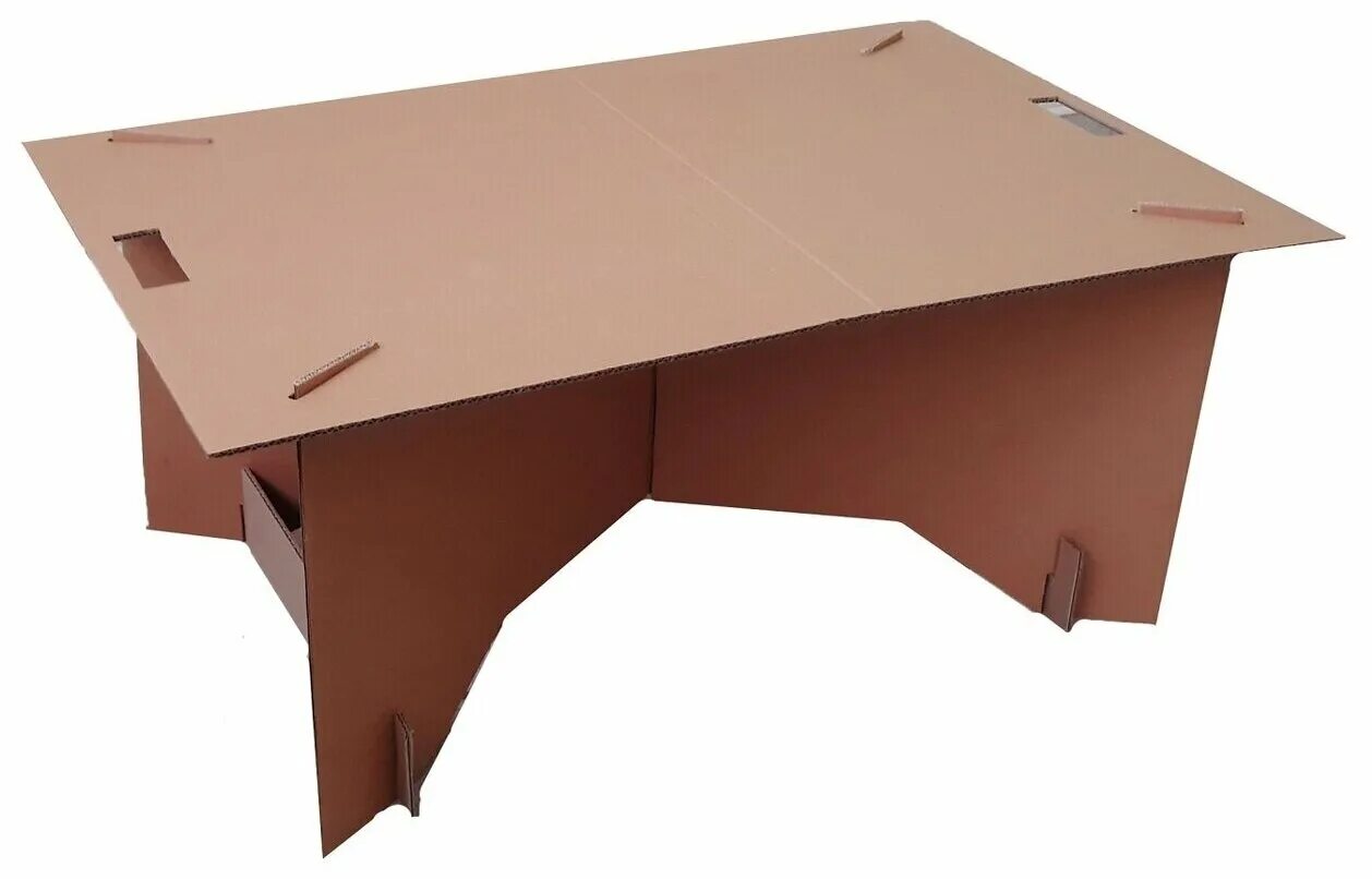 мебель из гофрокартона. мебель из гофрокартона. одноразовый стол тейпл. мебель из картона. картонный походный стол.