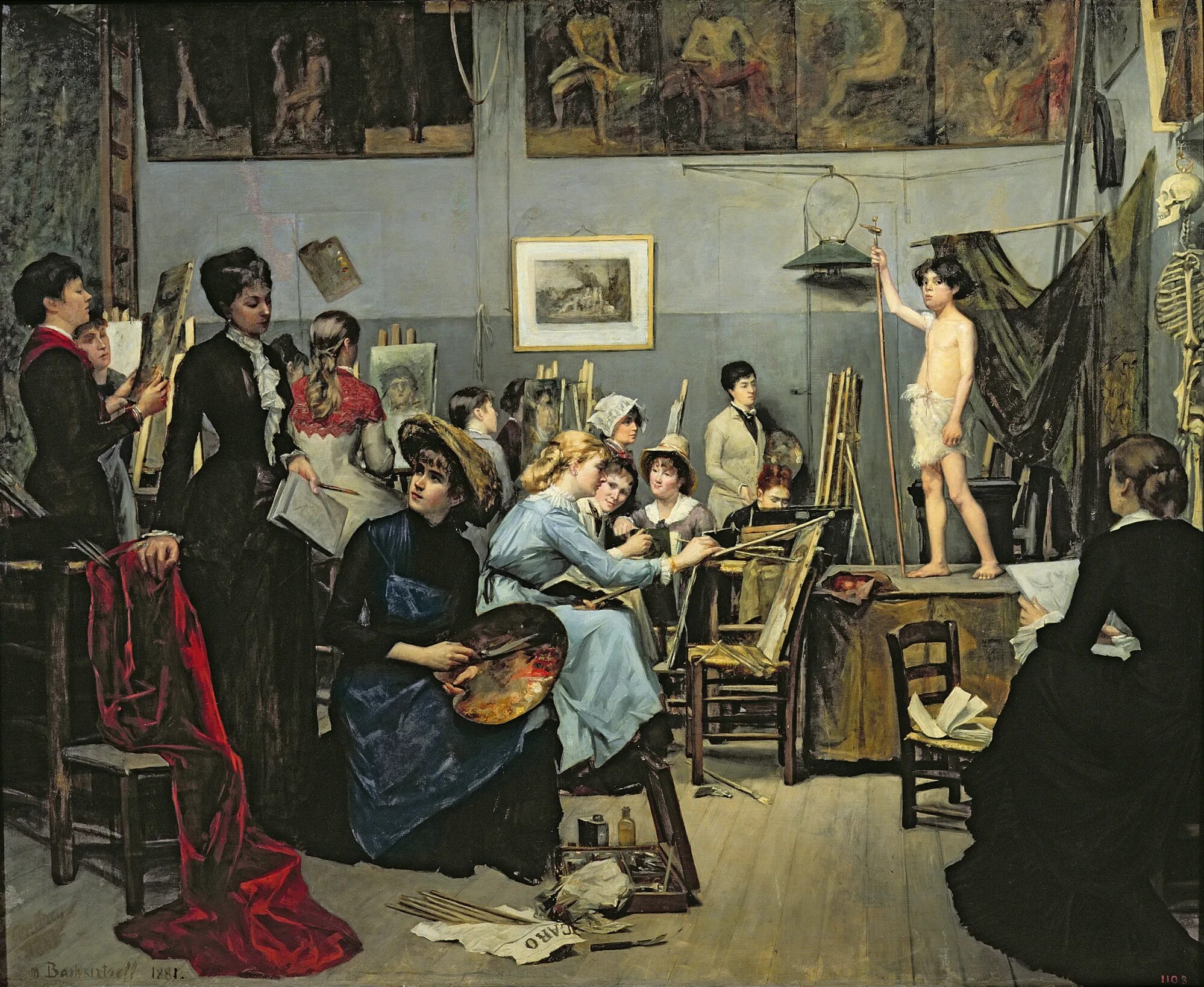 Парижская Академия Жюлиана. Мастерские академии художеств