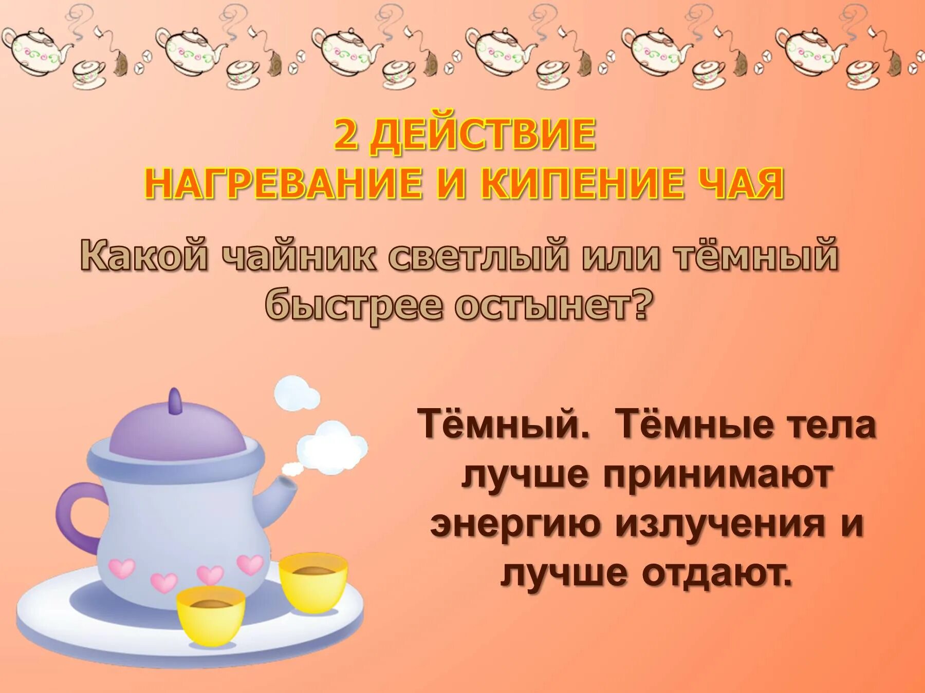 Какой чайник быстрее остынет. Проект на тему физика за чашкой чая. Какой чайник остынет быстрее черный или белый. Кипения чай.