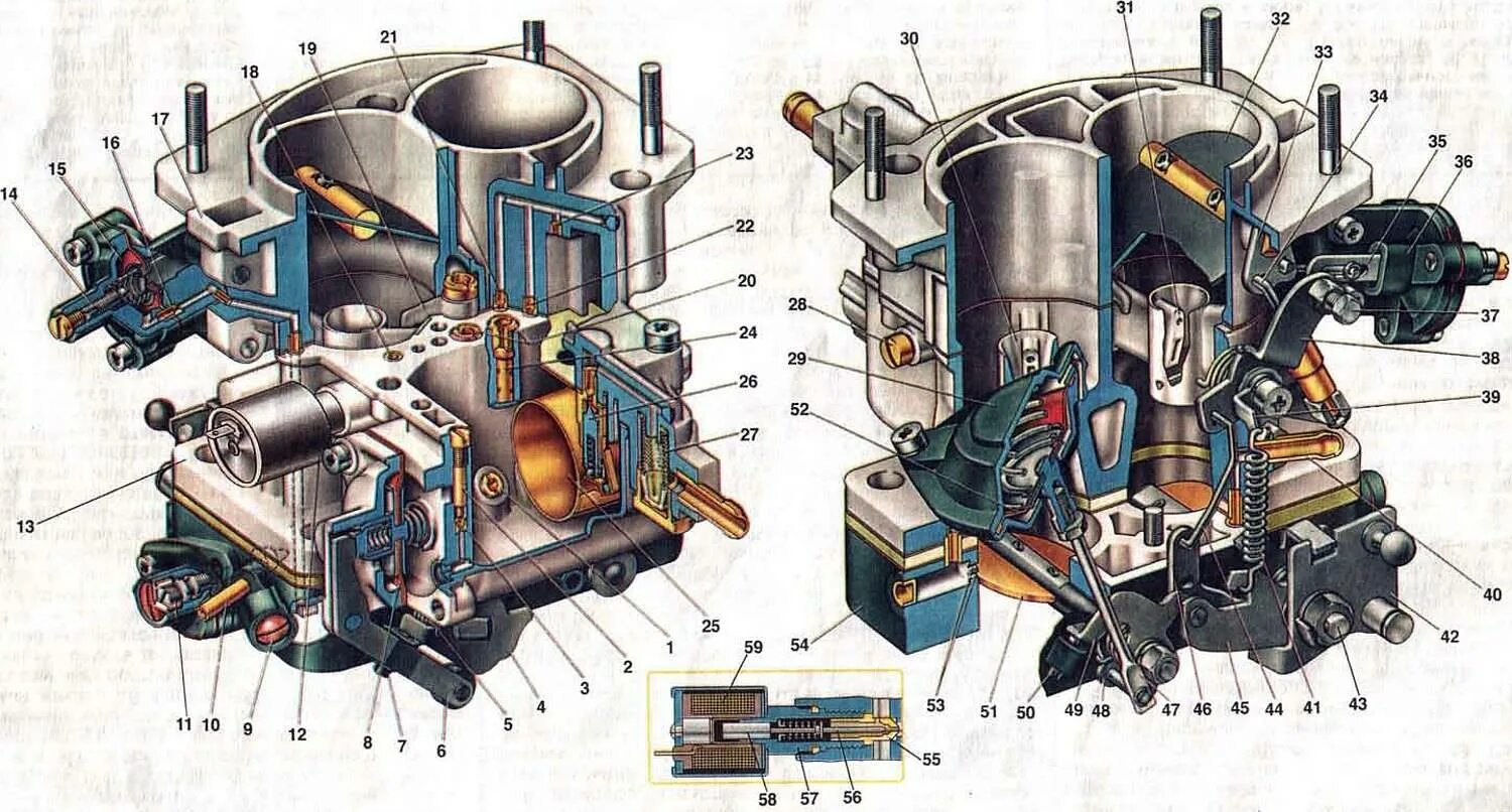 Работа карбюратора 2107. Карбюратор Озон 2106. Карбюратор Озон ВАЗ 2106. Карбюратор солекс 2106. Карбюратор ВАЗ 2106 Solex.