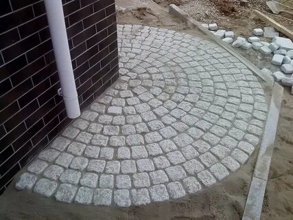 Плитка круглая площадка