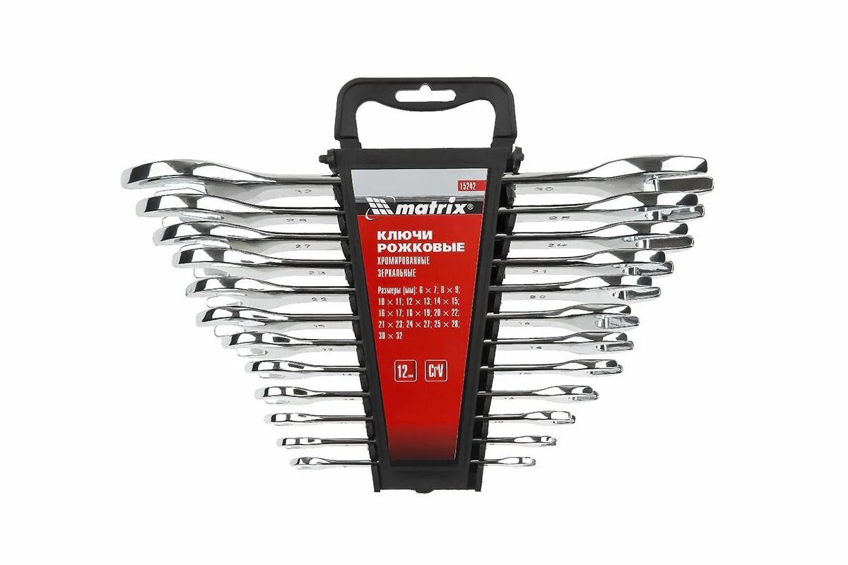 Набор ключей рожковых matrix 6 шт-6-17. Набор ключей рожковых matrix 15425. Matrix 6 32. 15425 matrix набор ключей комбинированных 6-32мм. Набор ключей 25шт.