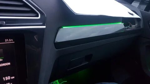 Подсветка салона тигуана