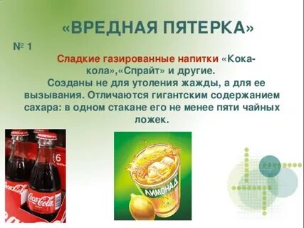 Содержание лимонада