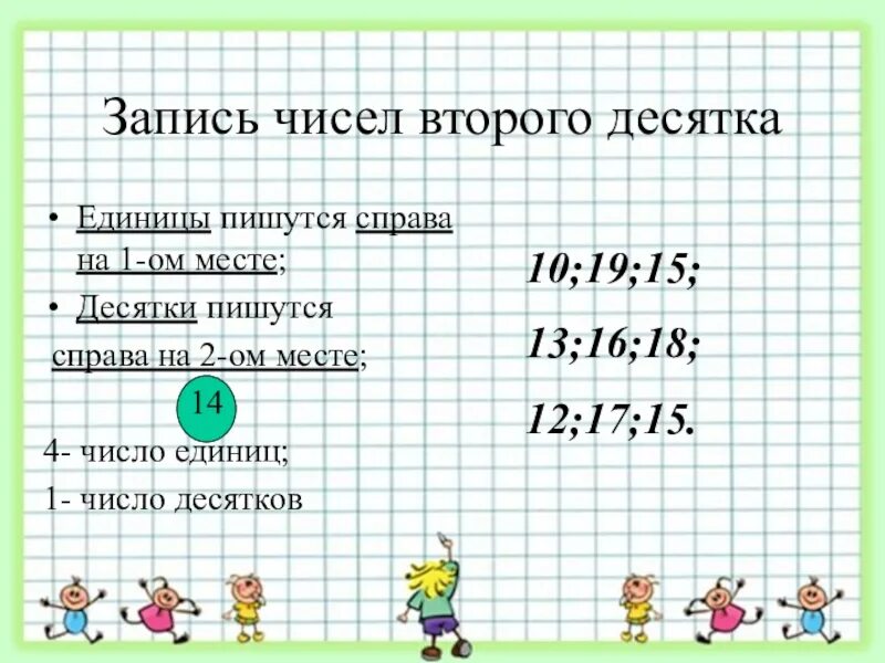 Во сколько и на сколько математика. Образование чисел второго десятка задания. Образование и название чисел второго десятка. Числа второго десятка 1 класс. Образование чисел второго десятка для дошкольников.