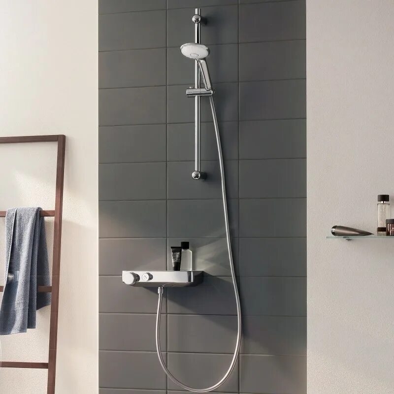 Система душа со. Душевая система grohe euphoria smartcontrol 310 duo с термостатом, хром. душевая стойка grohe euphoria smartcontrol. euphoria smartcontrol душевая система 26508000. 26507000 grohe.