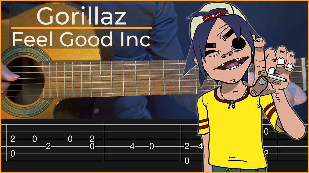 Песня gorillaz feel. Gorillaz гитара. Гориллаз на гитаре. Gorillaz feel good на гитаре. Gorillaz гитарист feel good.
