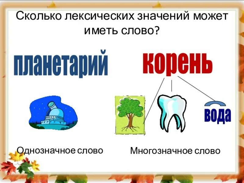 Многозначные слова. Многозначные слова примеры. Слова несколько значений.