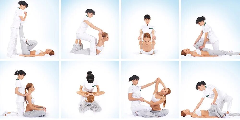 Массажная гимнастика. Парная йога массаж. Тайский массаж упражнения. Пассивная йога массаж. Тайский йога массаж.