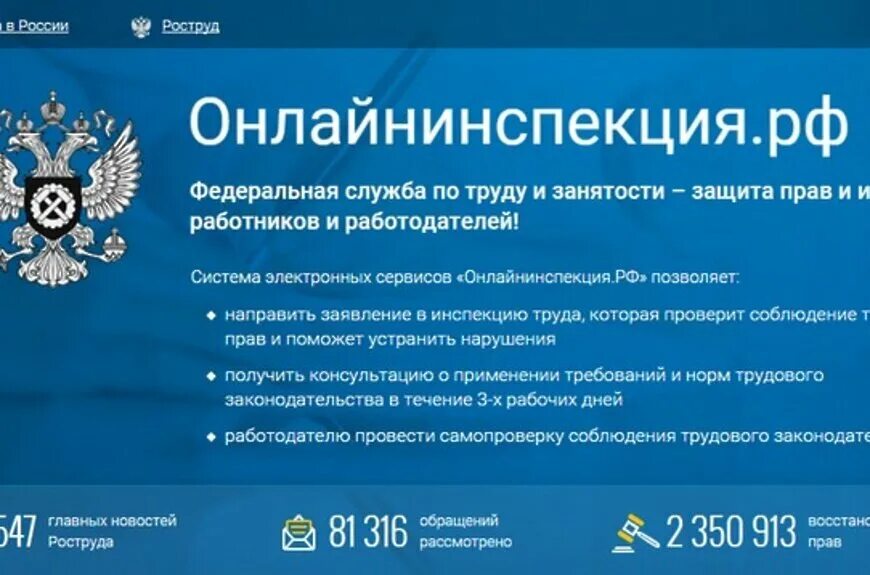 Защита продажи рф. Онлайнинспекция РФ. Онлайнинспекция РФ по труду. Электронный сервис Онлайнинспекция. Федеральная служба по труду и занятости.