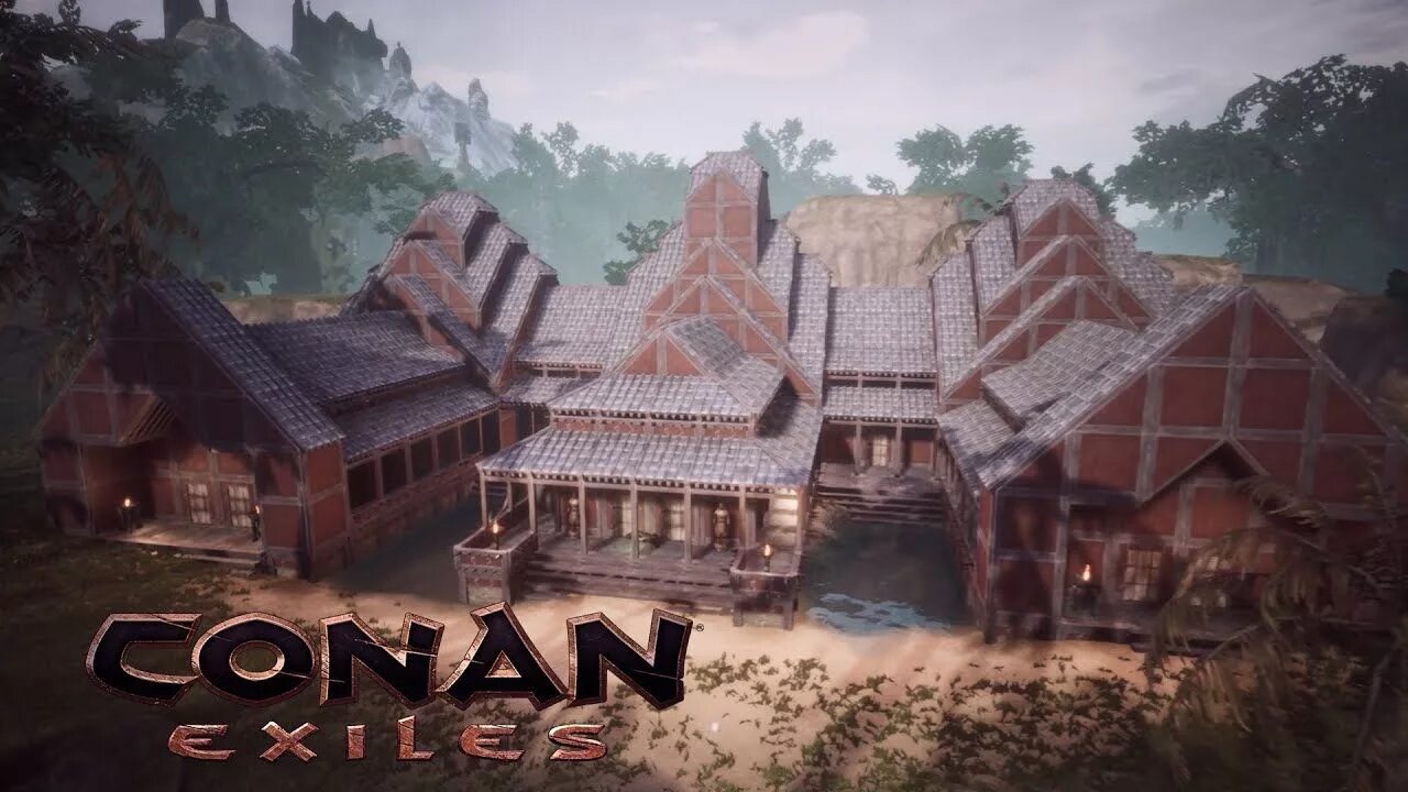Conan build. Conan exiles яматайский замок. постройки конан эксайлес. conan exiles яматайский тигр. яматайские постройки в conan exiles.