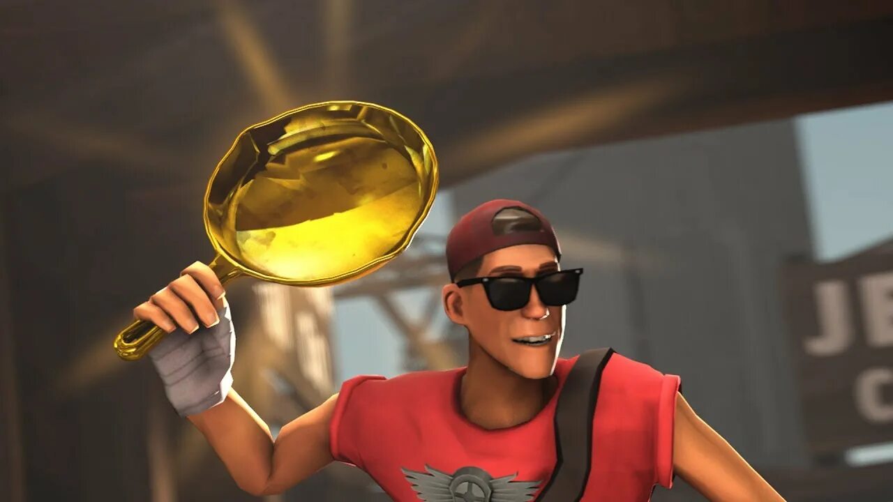 Золотая сковорода tf2. Team Fortress 2 Золотая сковорода. Gold Pan tf2. Golden frying Pan tf2. Tf2 pan