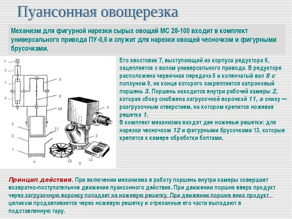 Мс эксплуатация. Сменный механизм МС 28-100. Механизм для нарезки сырых овощей mc28-100.. Мс28-100 овощерезка. Овощерезки МС 28-100 схемы.