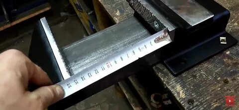 Тиски из швеллера размеры