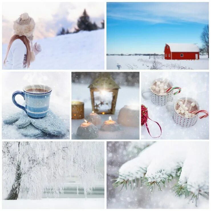 Картинки февраль стильные. Зимний коллаж. Морозное утро. Зимнее утро. Доброе зимнее утро.