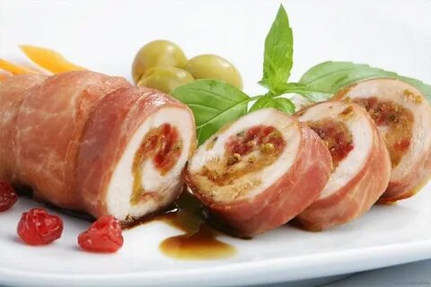 Сложные горячие закуски из мяса