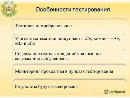 Особенности анализа тестирования