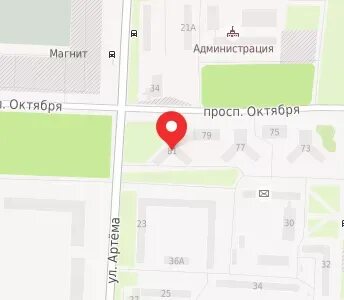Карта пр октября