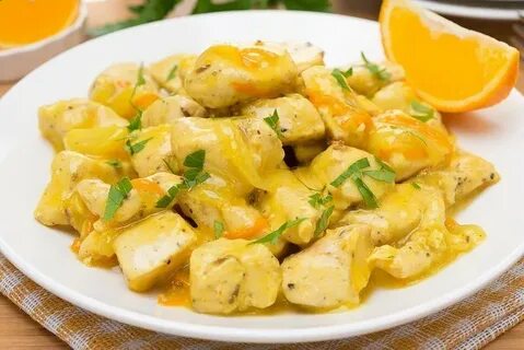 Тушеные куриные грудки с картофелем