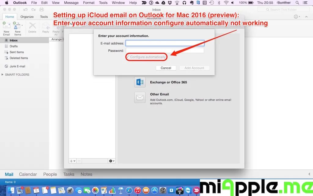 Icloud outlook. Автоответ в outlook на маке. размер outlook mac. отозвать письмо в outlook мак. поставить автоответ в outlook mac.