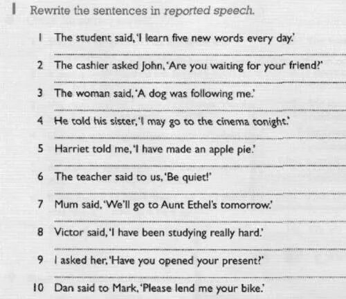 Rewrite the sentences use could should