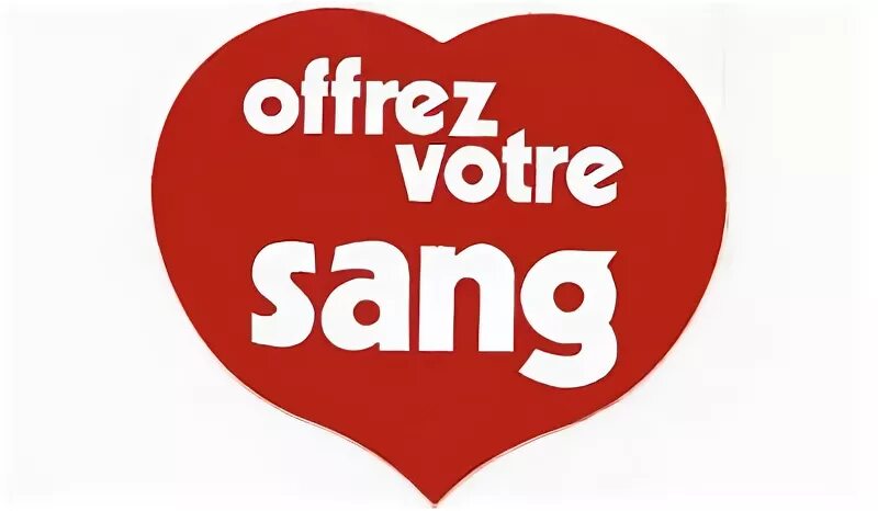 De sang. Le don du Sang. Sing логотип.