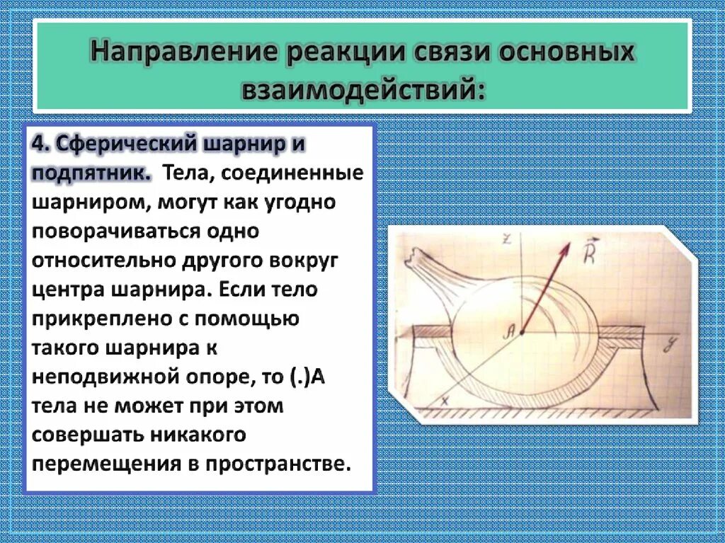 Направление реакции. Направление реакции связи основных взаимодействий. Подпятник реакция связи. Направленность реакции.