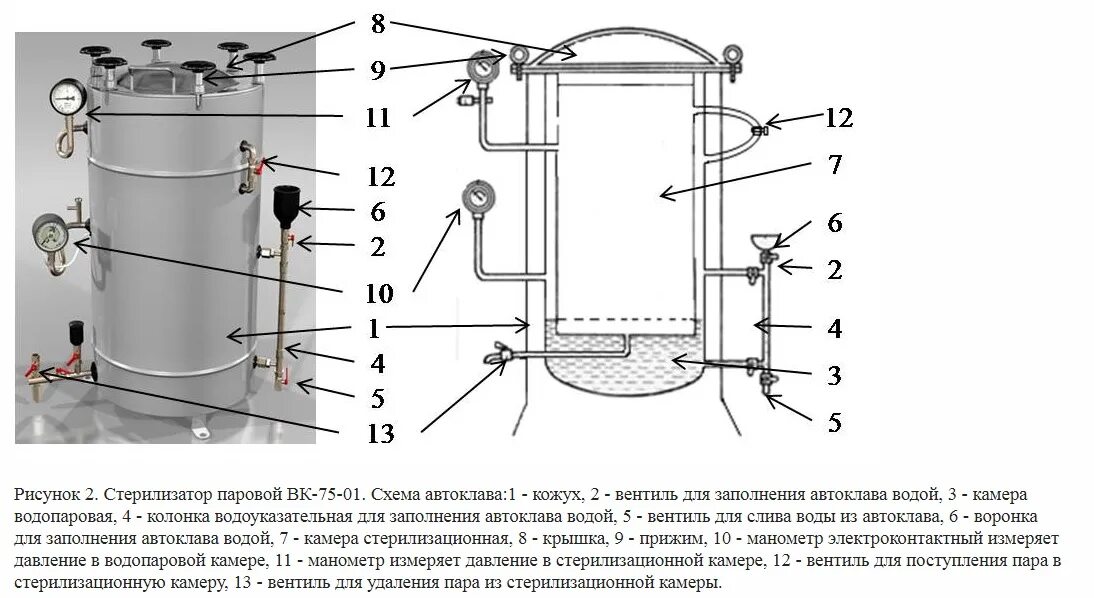 Стерилизатор паровой ВК-75-01. Автоклав вертикальный ВК-75. Автоклав ВК-75-01. ВК-75-01 стерилизатор паровой схема. Стерилизаторы руководства