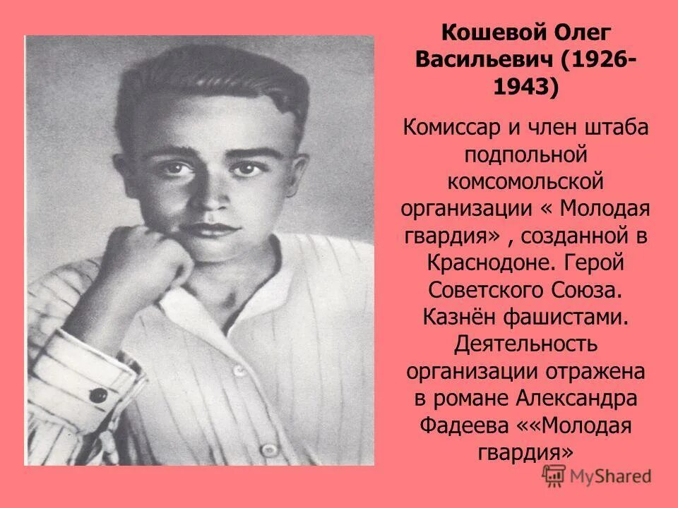 Цитаты кошевого. Цитаты кошевого