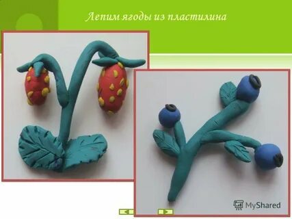 Лепим из пластилина в старшей группе