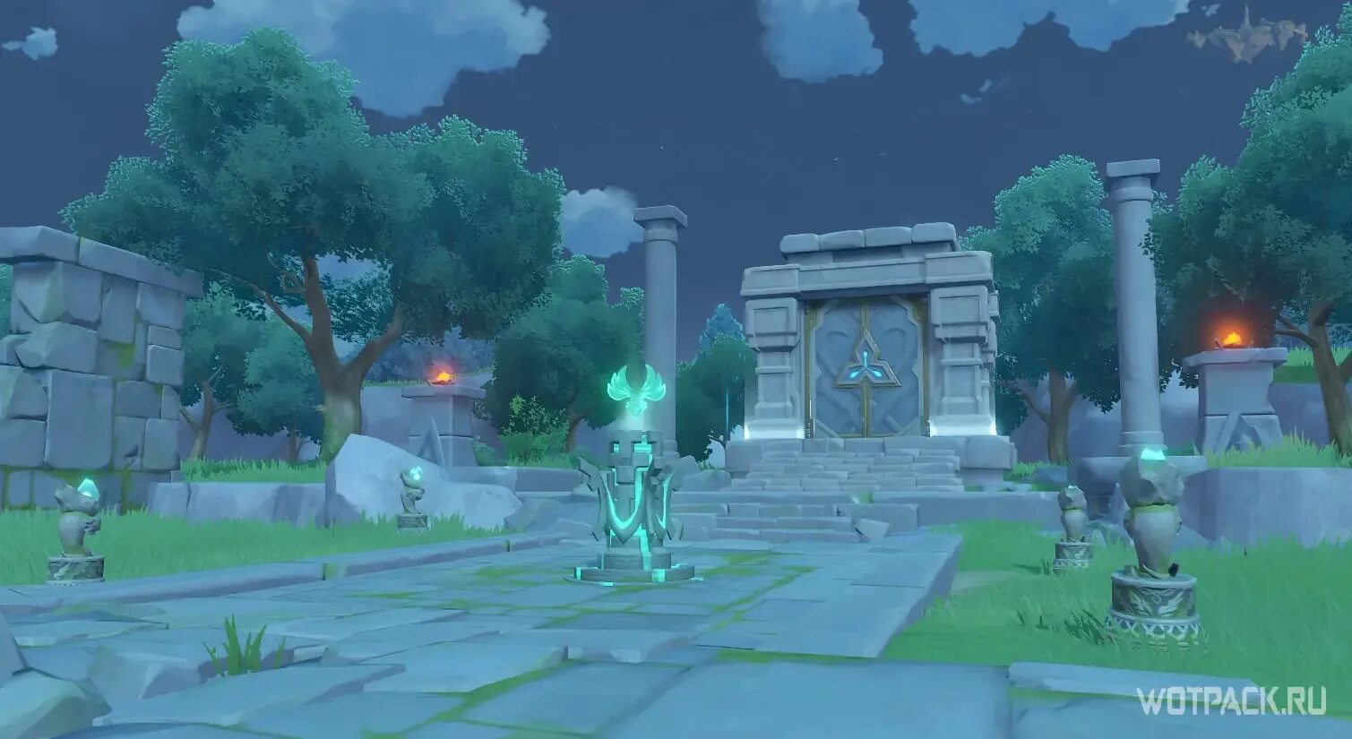 Как открыть подземелье сад. Подземелье сад бесконечных колонн геншин. Сад бесконечных колон геншин. Genshin подземелье дремлющий сад. Дремлющий сад геншин импакт.