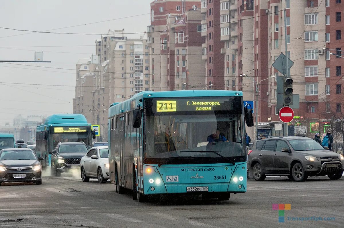 Автобус 211 на карте