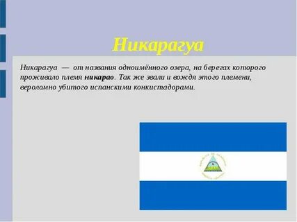 Происхождение названий стран