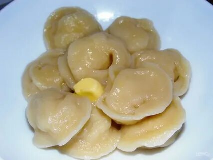 Пельмени с маслом