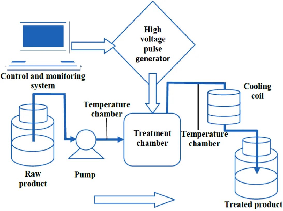 Field processing. Технология PEF. Технология PEF для пищи. Pulsed. Технология PEF мяса.