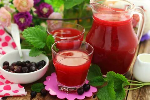 Кисель из ягод сок из моркови