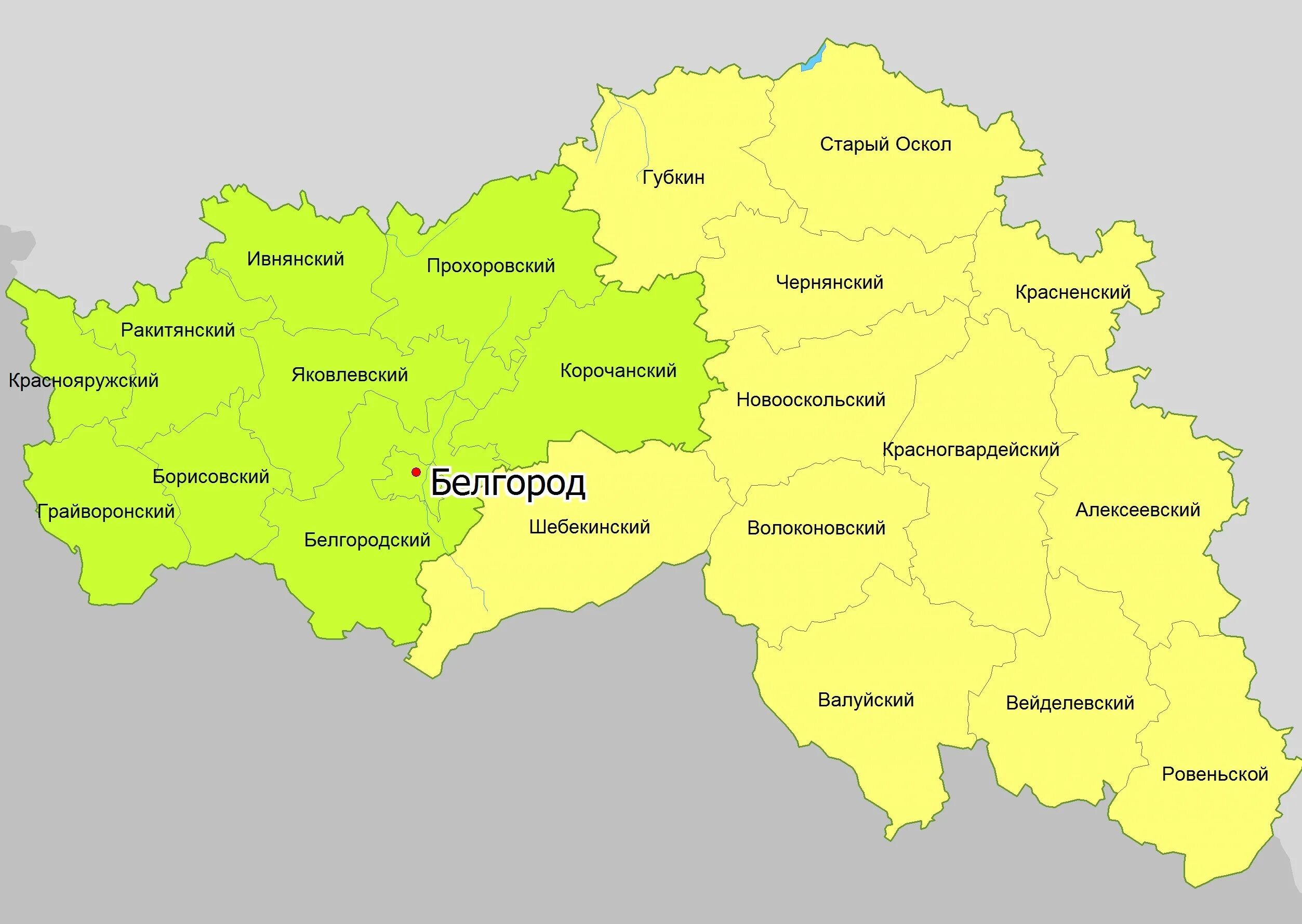 Белгород на карте Белгородской области на карте. Территория Белгородской области. Карта Белгородской области с районами. Карта Белгорода и Белгородской области подробная с районами.