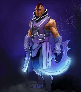 Explore the captivating image showcasing Anti-Mage, a popular hero in the i...