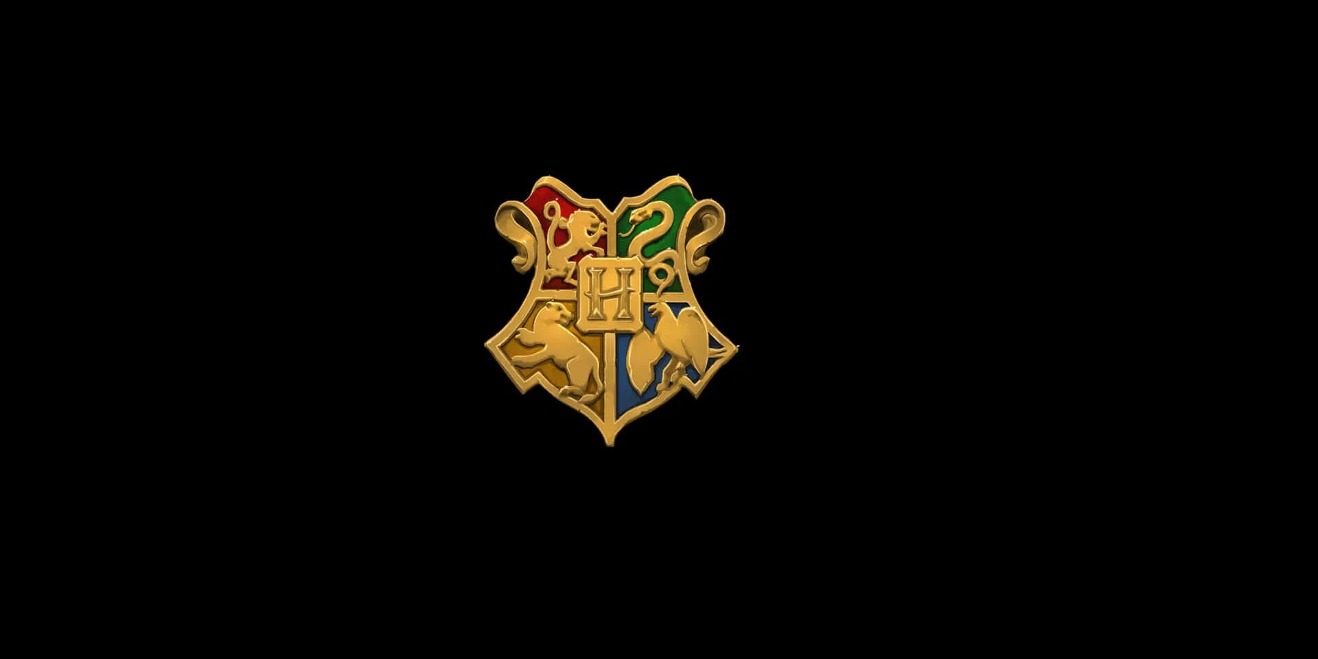 Черный экран hogwarts. Хогвартс Легаси Гриффиндор. Эмблема Хогвартса на черном фоне.
