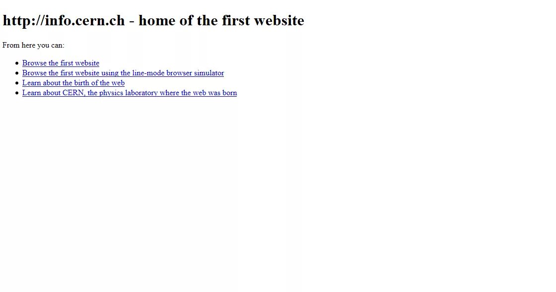 Info.CERN.Ch. Первые веб сайты. Первый. Perwyy sayt. Открой первый сайт