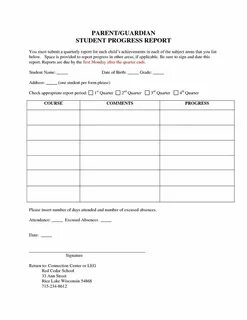 Student progress